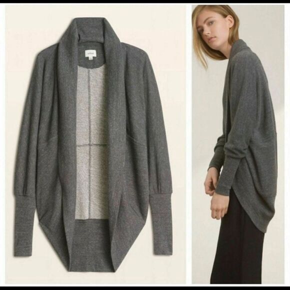 Aritzia Wilfred gray Diderot cocoon cardigan SzXXS - Picture 2 of 9